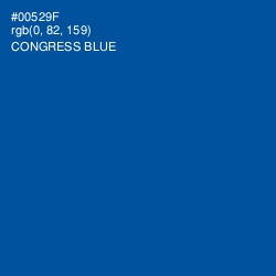 #00529F - Congress Blue Color Image
